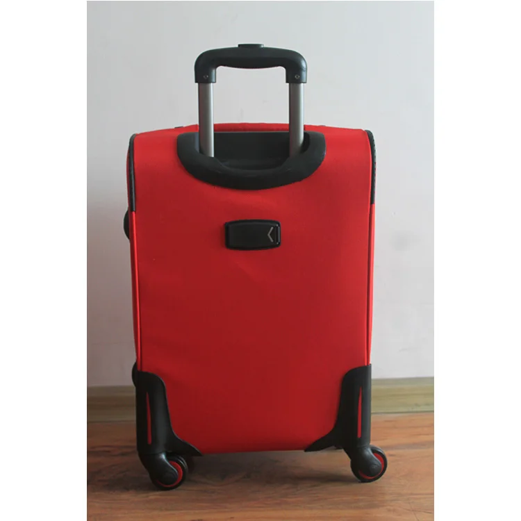 Hot sale Polyester Nylon Trolley luggage, suitcase with spinner wheels