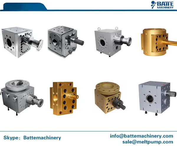 chemical industry abs pvc plastic extrusion 0.5cc-12000cc herringbone BATTE ZBC gear melt pump