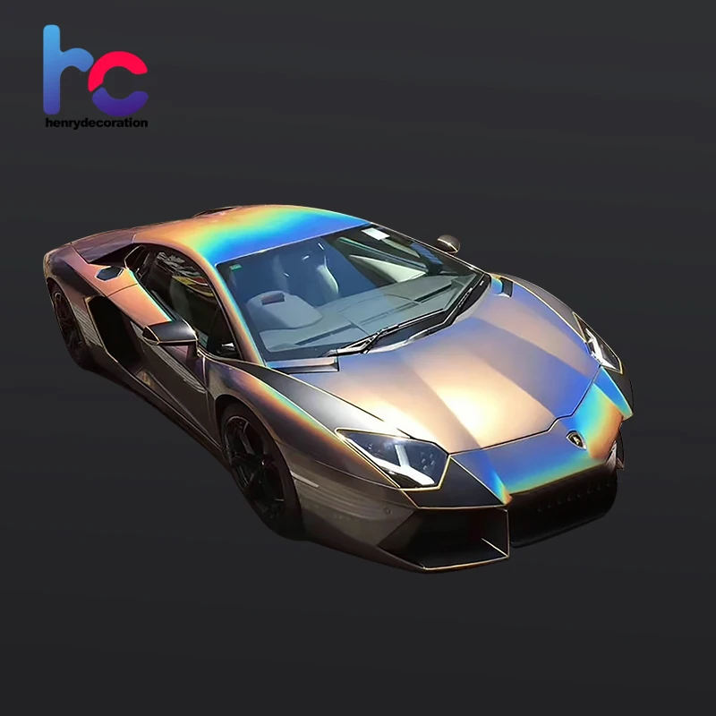 Color Changing Film Laser Color Tint Films For Car Cars Exterior Vinyl Wrap Vehicle sticker