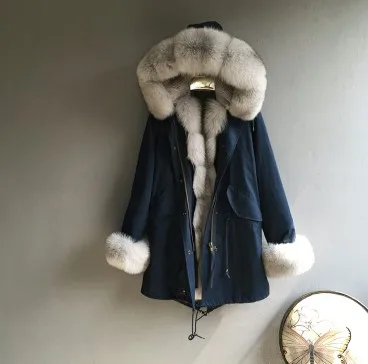 
Custom Warm New Style Parka Fur Jacket for Women 
