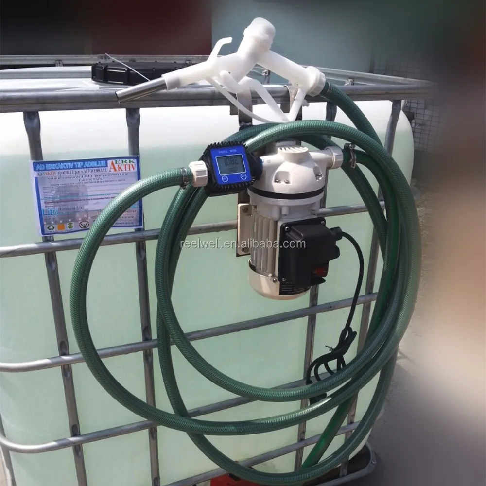 CE Certificate 230V AdBlue transfer pump kit including nozzle meter pump 40L/min