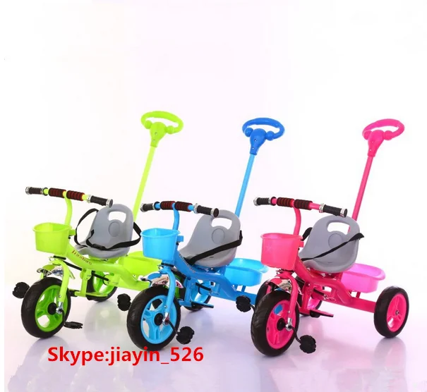 safty belt child tricycle/baby push trike/kids pedal trike made in China