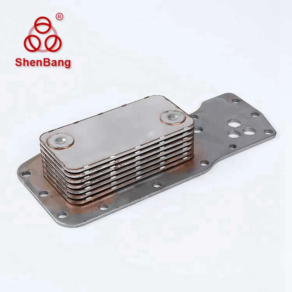 Diesel Engine Cooling System Parts heavy duty Truck Oil Cooler ISDE 4ISDE ISBE QSB Oil Cooler Core 3959031