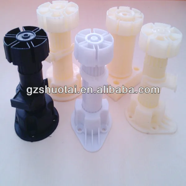 
plastic skirting adjustable legs, PP Adjustable Foot For Cabinet 