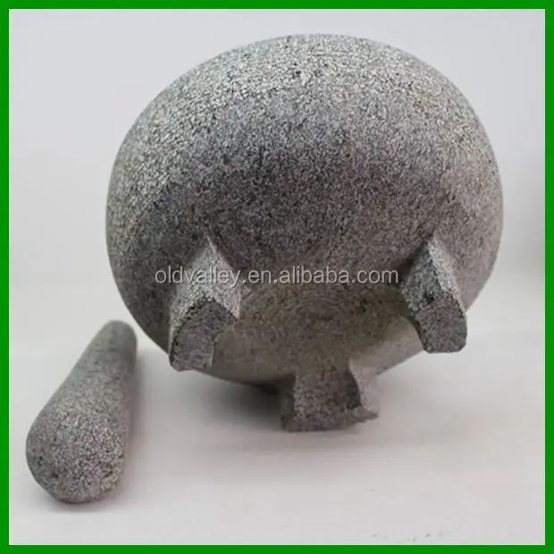 
Wholesale Granite Mortar and Pestle/ molcajete/cooking tool for herb and spice tool 