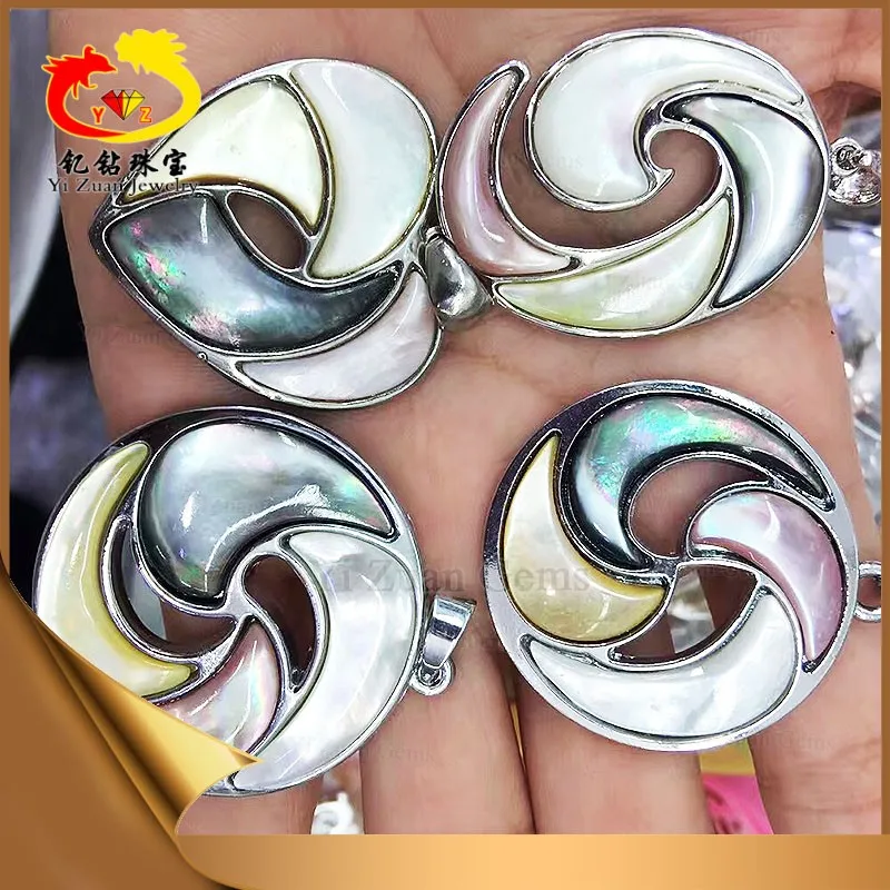 Factory customized designs abalone sea shell pendant
