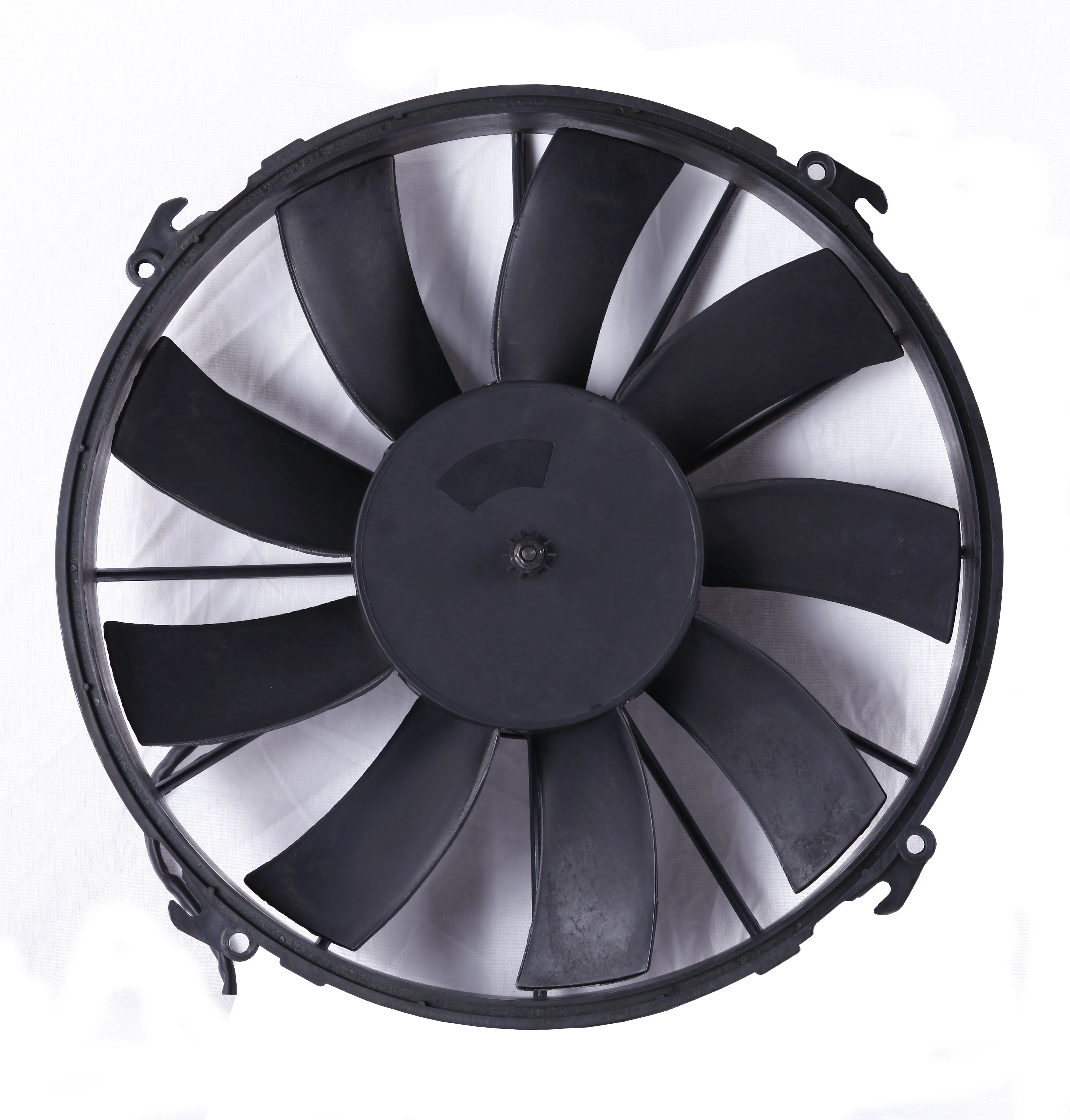 Radiator bus conditioning condenser fan KLNF251 for replacing SPAL VA01 series DC motor 12V/24V push/pull from China manufacture