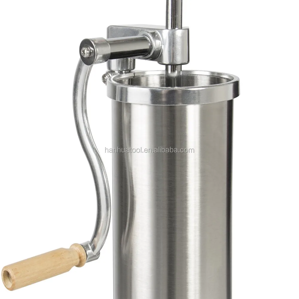 3,0 кг ручной колбасный шприц, вертикальный наполнитель колбасы из нержавеющей стали