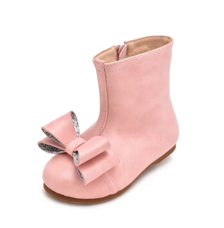 Детские ботильоны из кожи Nappa, серые, детские ботинки