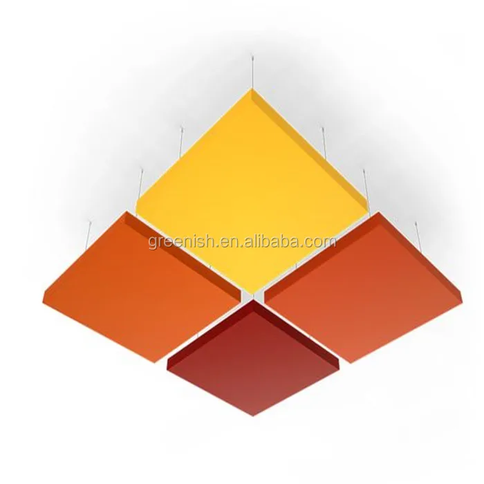 Customized vibration absorption acoustic ceiling tiles