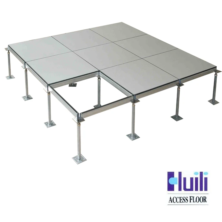 PVC Antistatic Steel Cementitious Raised Floor/Access Floor with Imprinted Edge Trim