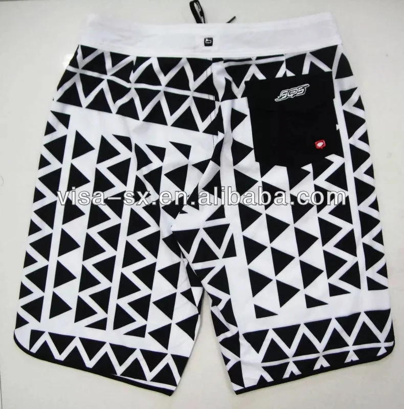 
geometric patterns boardshorts mens polyester spandex shorts 