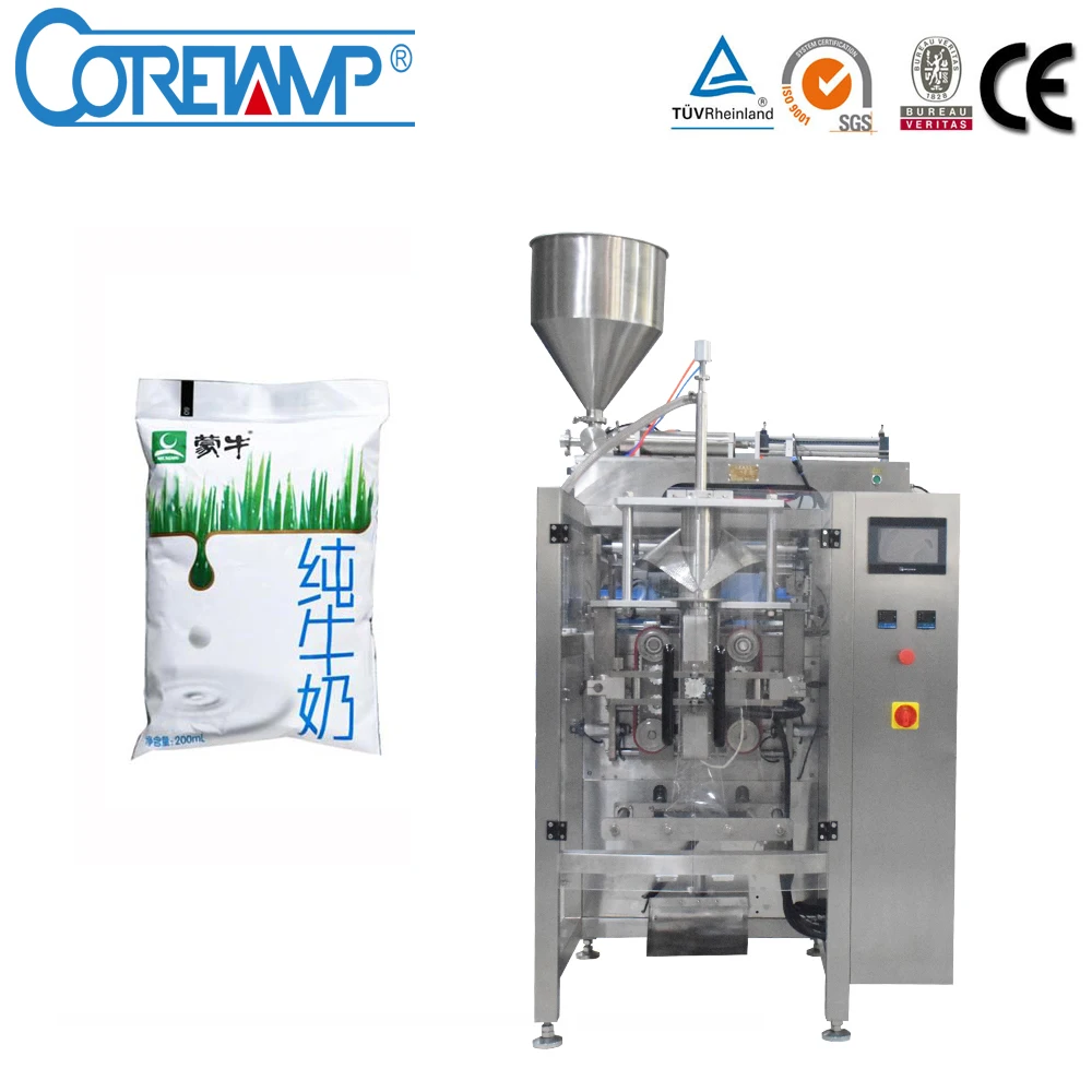 Автоматическое Жидкости Саше замороженный йогурт начинкой упаковочная машина