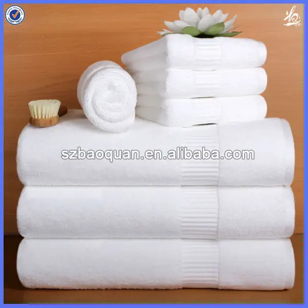 high quality 5 star 100% cotton hotel towels