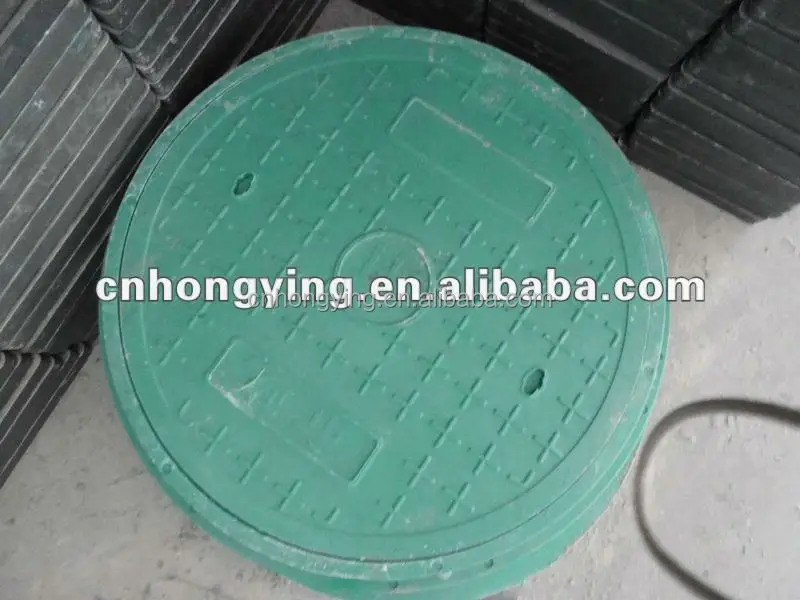 Round plastic sewer manhole
