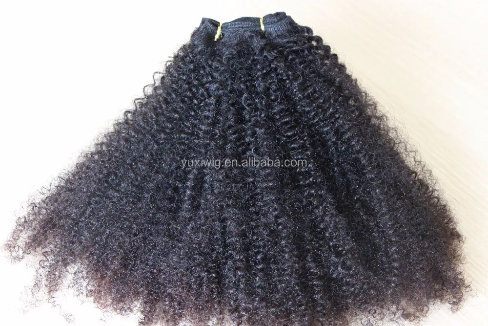 2020 factory wholesale drop shipping shoraw mongolian 4c afro kinky curly human hair weave