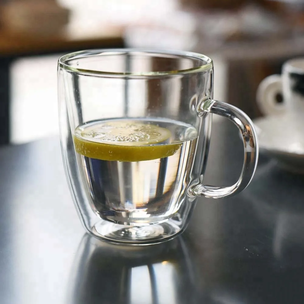 Double Wall Tea Wine Coffee Glass Mug ,coffee Double Wall Glass Cup