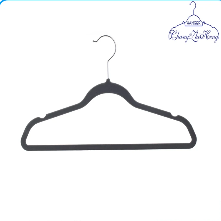 China Supplier non slip velvet hanger wholesale supplier