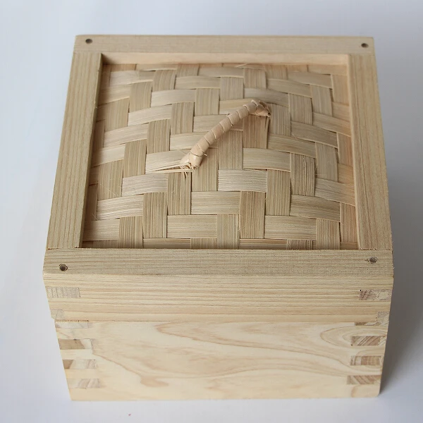 Высококачественный Квадратный Бамбуковый Пароварка для пищевых продуктов