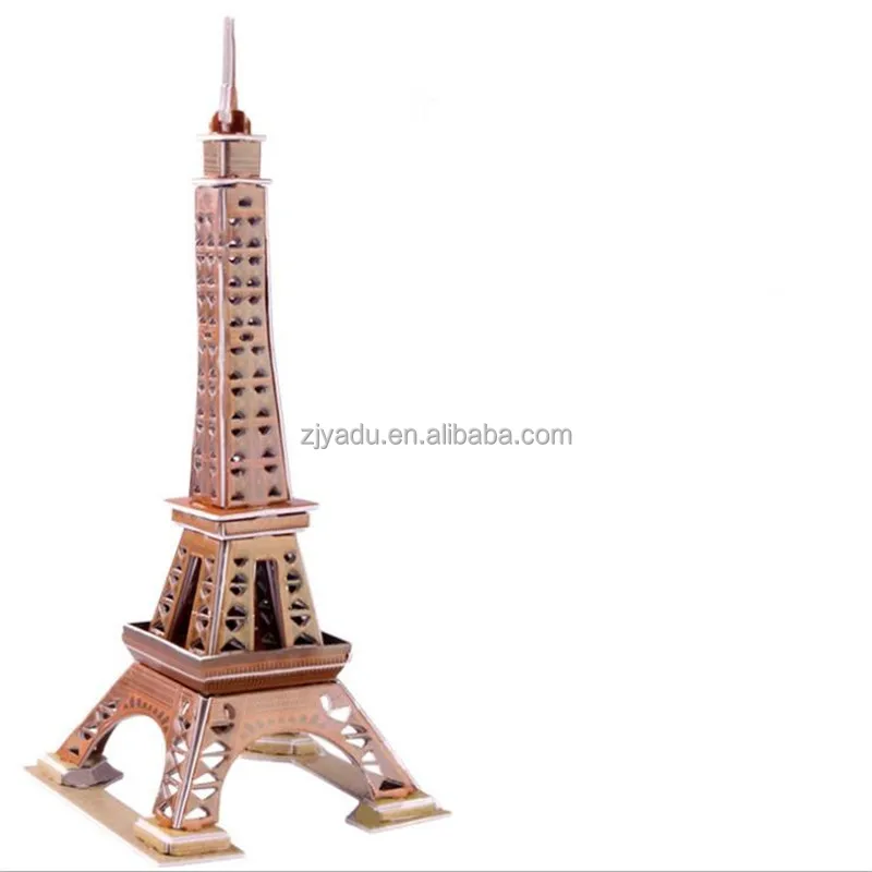 2017 New product educational toy wooden car house shape 3d jigsaw puzzle for kids