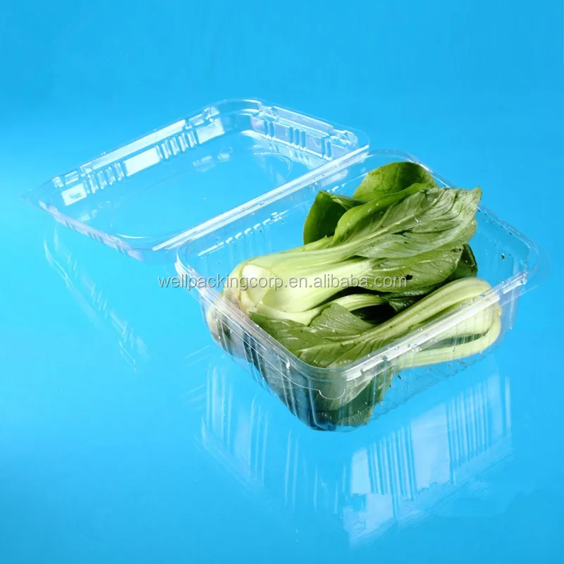 Disposable Plastic vegetable packaging box for mushroom  potato