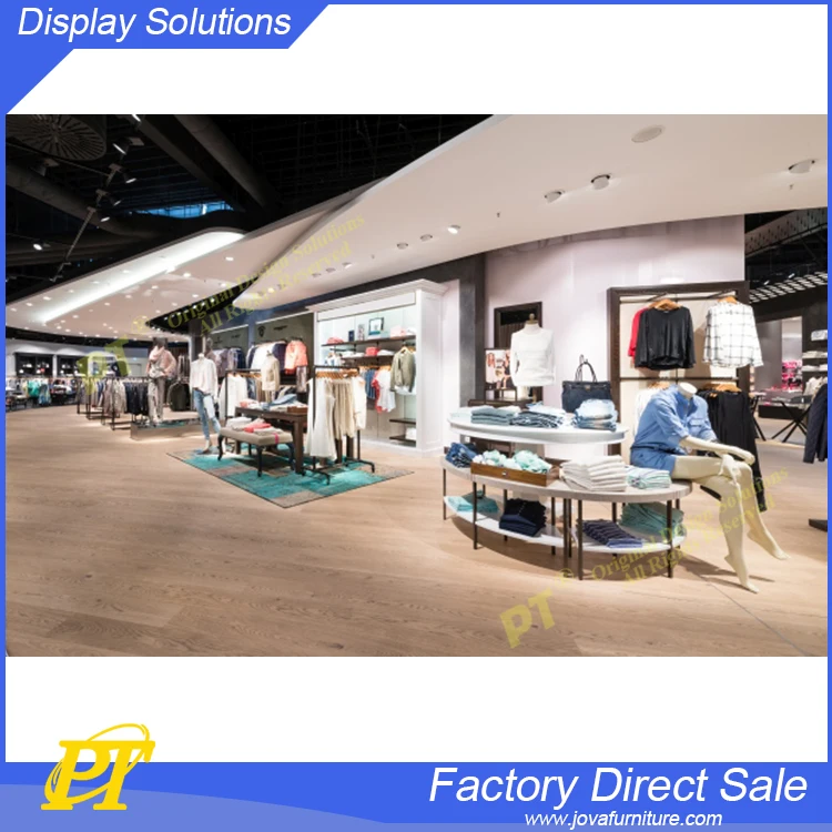 Modern simple hardware shop counter design for garment store