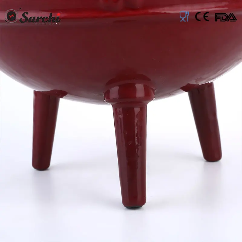 Pre-seasoned cast iron dutch oven for campfire cast iron cauldron