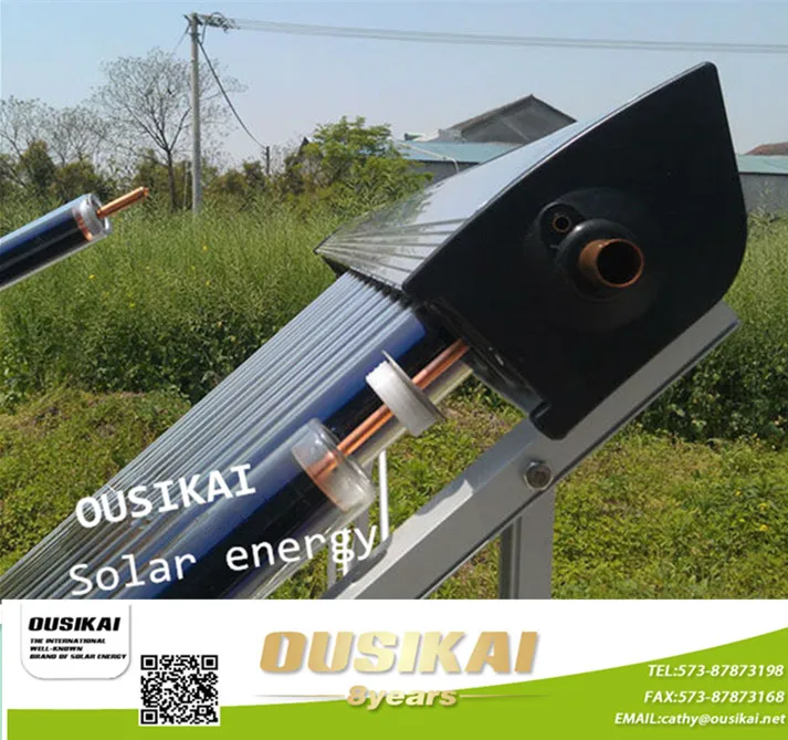 DIY Vacuum Tube With Heat Pipe Split Pressurized Solar Water Heater Kits 500Liters