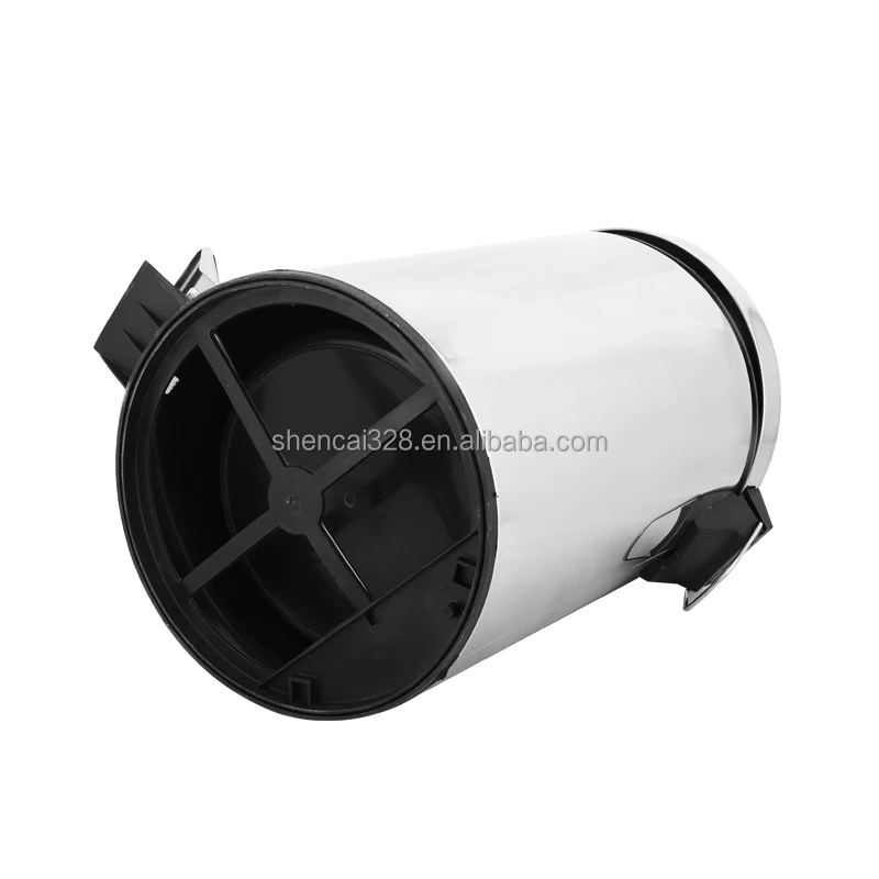 Steel trash can pedal trash bin stainless steel stainless steel foot pedal waste bin hotel room