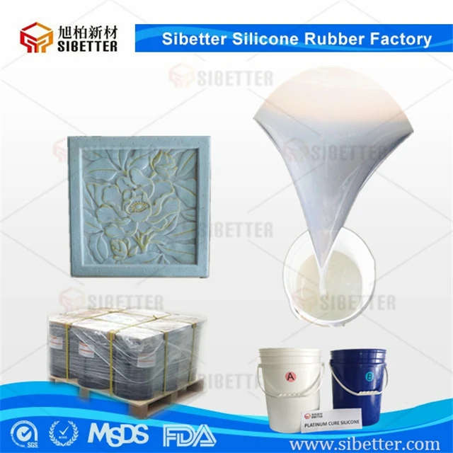 Addition Cure Liquid Silicone Rubber for Concrete Stamps Molding