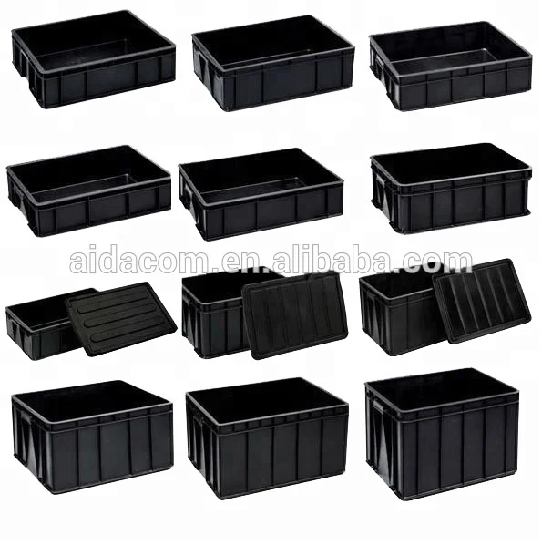 Black Tray  Anti-Static Waste Bin ESD Component Box ESD corrugated box