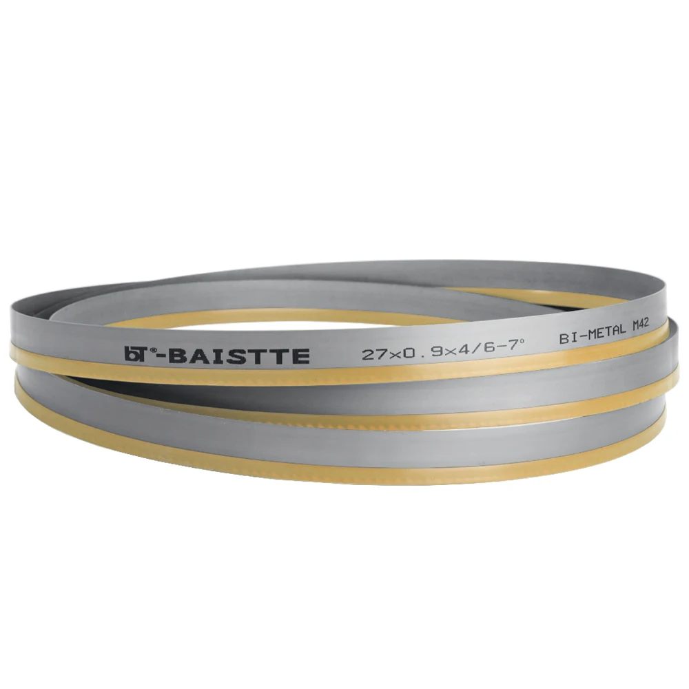 
bT-Baistte high accuracy M42 hss bimetallic band saw blade for swing saw cut stainless steel or Die steel 162