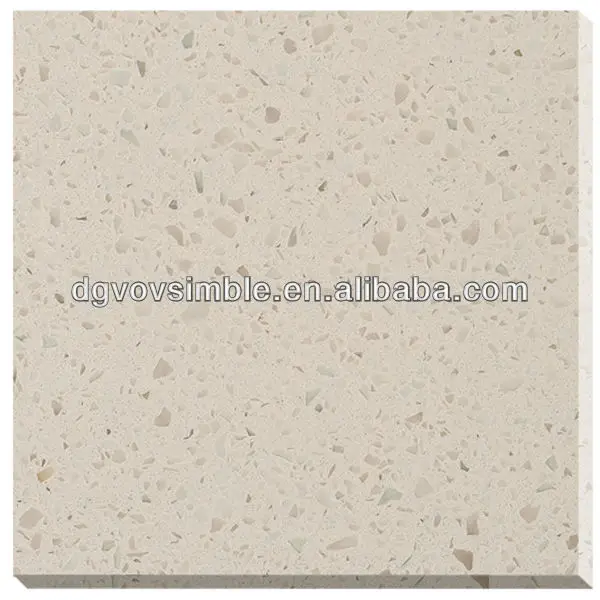 строительный материал бежевый цвет кварц камень, искусственного кварца panle для верхней