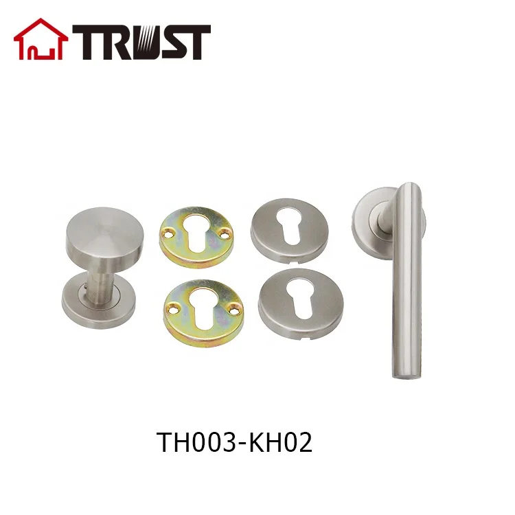 TRUST TH003-SS + 8560-B70KTSN-KH02 ручка дверной ручки из нержавеющей стали 304 с врезным замком и цилиндром