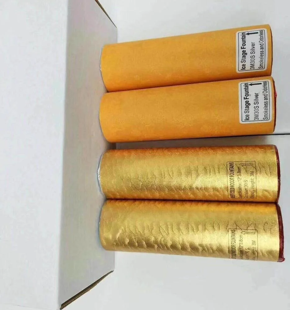 Свадебная Крытая оптовая продажа с завода 3m40s Серебряная сцена холодный Пиро Фонтан Фейерверк