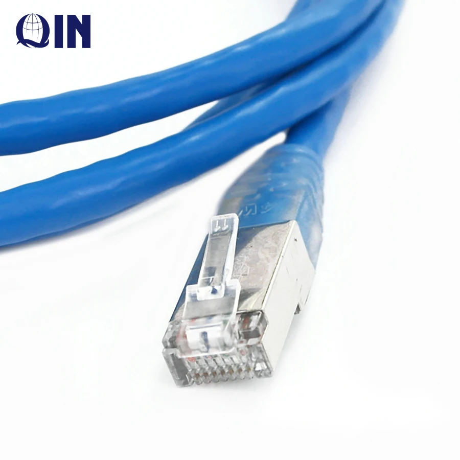 Shenzhen factory 1M 2M 3M 5M shielded copper conductor FTP Cat6 patch cable