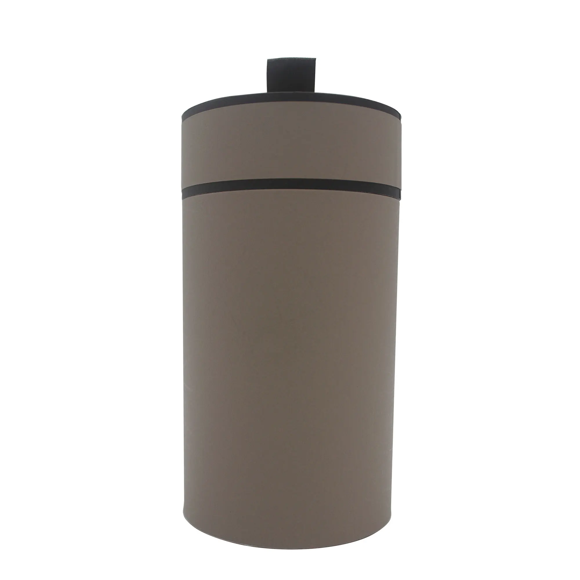 Пользовательская Роскошная Плоская Круглая коробка бумажная картонная упаковка трубка для мыла чая шарфа