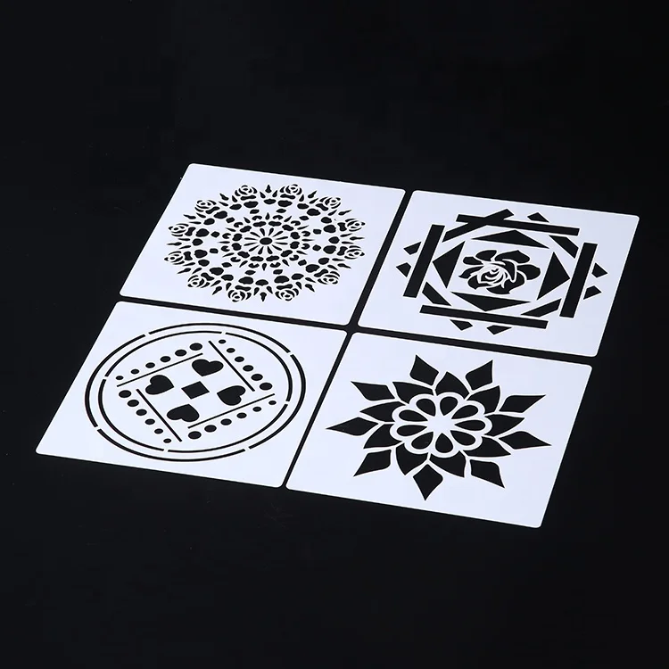 
Scrapbooking plastic painting drawing stencil designing set 