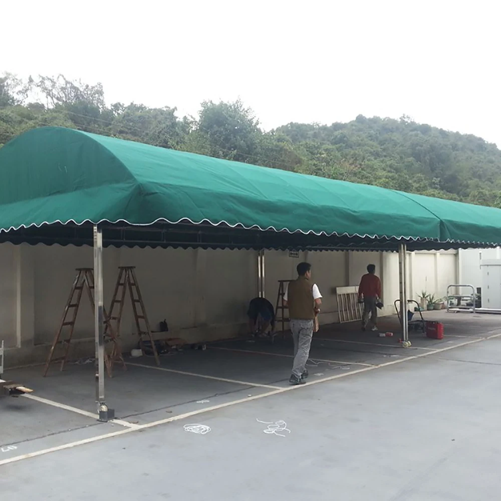 
2017 hot style double PVC-coated folding canopy for sales 