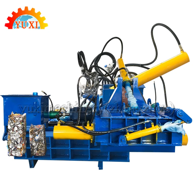 
factory price horizontal used scrap metal baling press scrap metal compactor press machine 