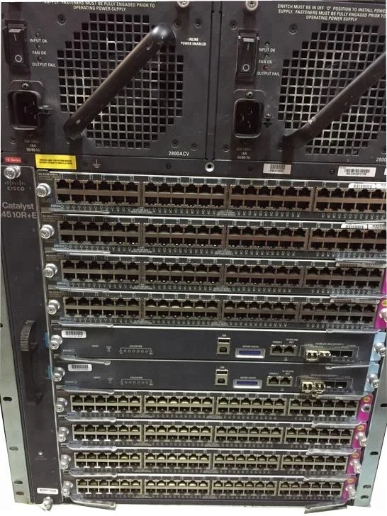 Original New Cis co Core Switch E-Series 4510R+E Core Switch 10 Slot Chassis WS-C4510R+E