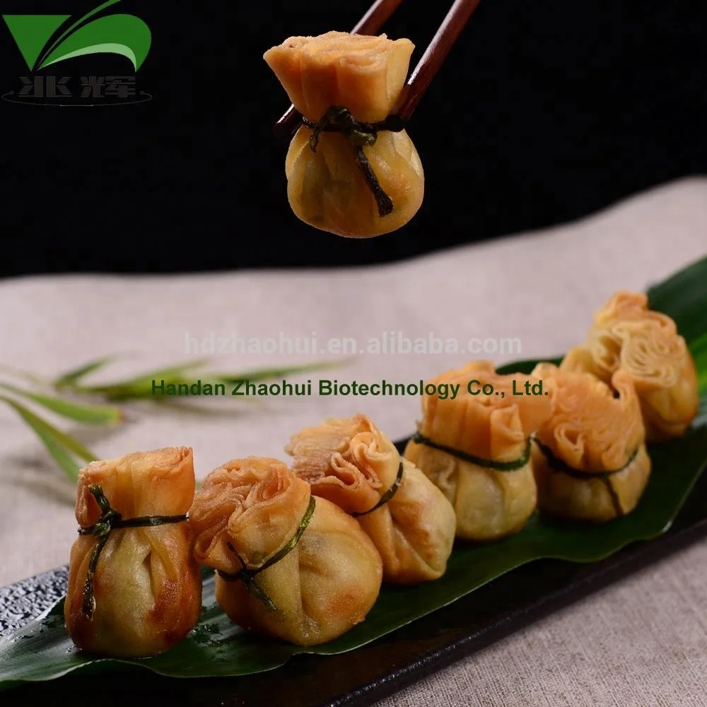 Frozen Vegan Snacks Vegetable Hand-Made Money Bag Spring Roll with Halal