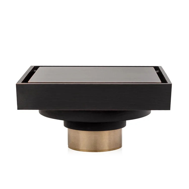 JUTYE BRASS BALAK Square Shower Floor Drain with Tile Insert