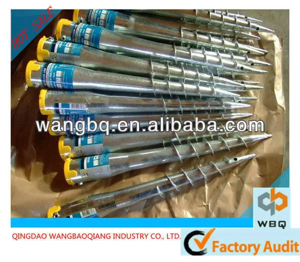 Оцинкованный заземляющий винтовой анкер по низкой цене и высокого качества