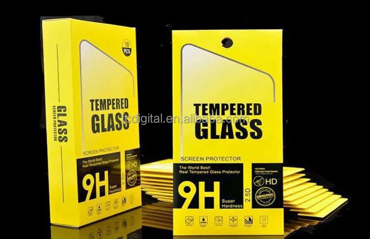 Retail Package Paper Packing For Tempered Glass Screen Protector (Only Package Not include Tempered Glass)