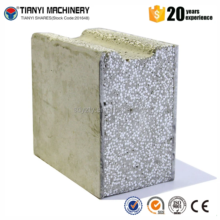 EPS sandwich partition wall panel making machine from manufacture