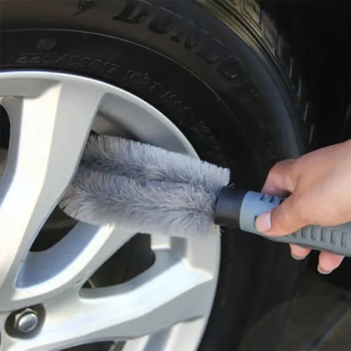 2xTing Ao Tire Rim Hub Cleaning Brush Wash Scrub Tools for Auto Motorcycle