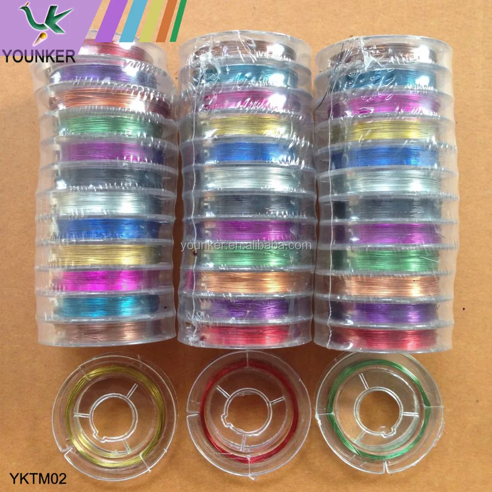 Wholesale Different Colour Coated Jewelry Copper wire