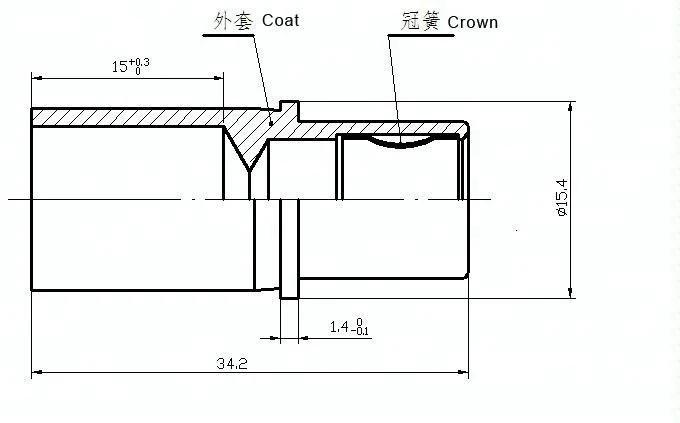 Wholesale(JONHON K0YAg) assembly Interchangeable TE 6648405-1 copper pin socket crimping hole connector