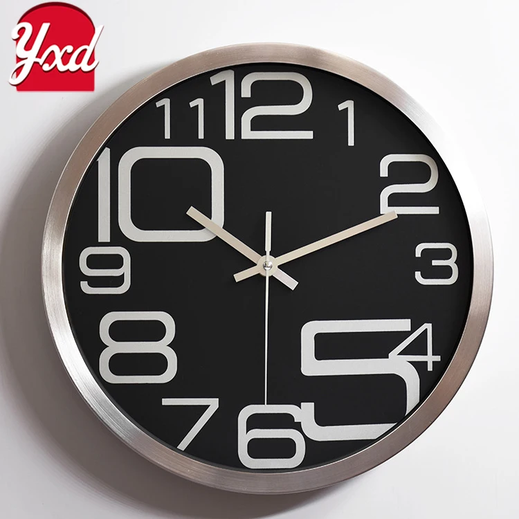 2022 Hot sale Giant luxury 3d kitchen Wall Clock with customized logo